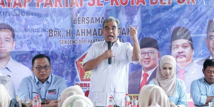 Muzani Targetkan Prabowo dan Gerindra Menang Besar di Depok, Kalahkan PKS