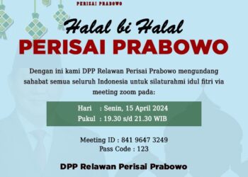 Ahmad Kailani, Ketua Umum DPP Relawan Perisai Prabowo:“Kita Harus Ikut Mengawal Program Prabowo-Gibran Jika Bangsa ini Ingin Berkilau Sejahtera”