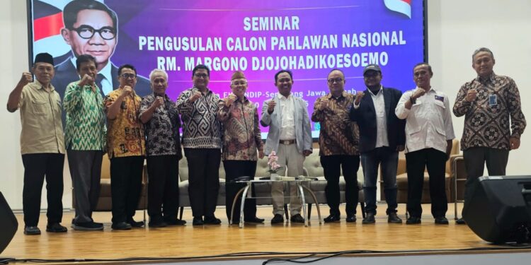 SMSI Gelar Seminar Pengusulan RM Margono Djojohadikoesoemo sebagai Pahlawan Nasional Di Undip