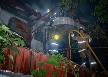 Studio Musik Eks Gedung MNC TV di Lubang Buaya Terbakar, Diduga akibat Korsleting Listrik