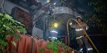 Studio Musik Eks Gedung MNC TV di Lubang Buaya Terbakar, Diduga akibat Korsleting Listrik